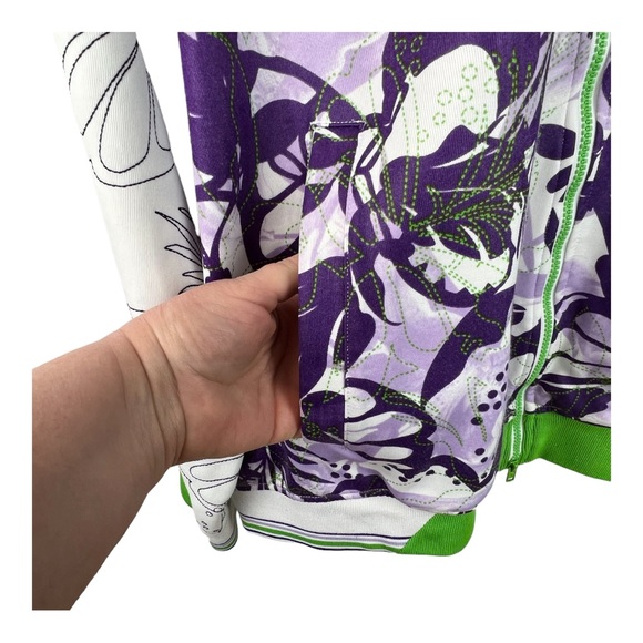 ARTFUL DODGER Embroidered Tropical Floral Track Jacket 4XL 4X Streetwear - Picture 9 of 12